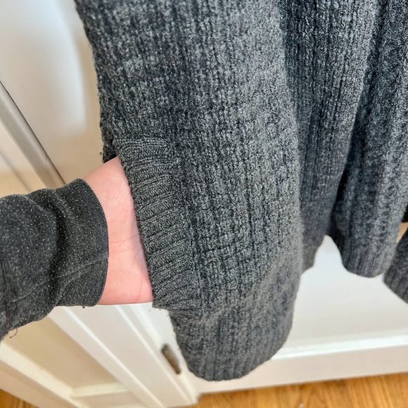 Cashmere cashmere grey duster flawed - one size - Picture 5 of 6